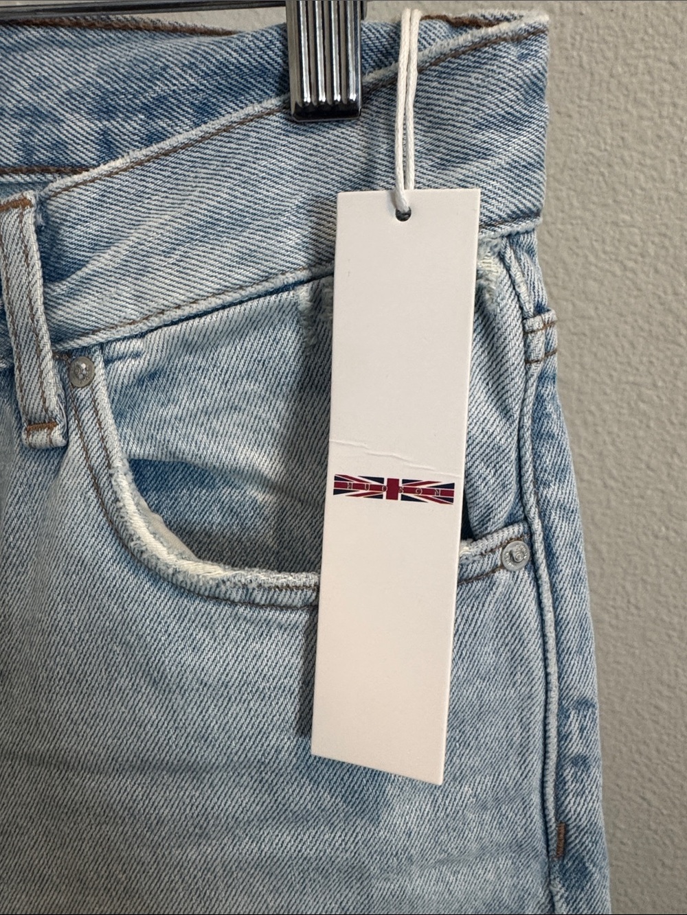 Hudson Jeans Light Blue Wide-Leg Women's Jeans - Picture 2 of 3
